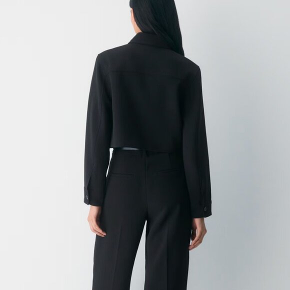 NWT Aritzia Wilfred Little Cropped Jacket - Crepette - Picture 6 of 6